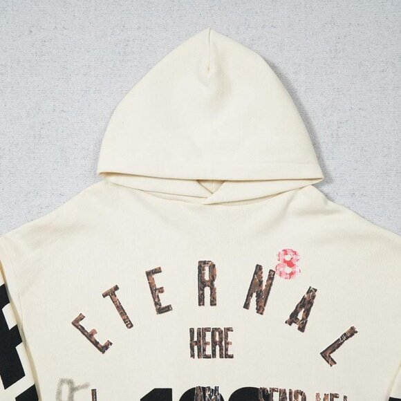 FEAR OF GOD x RIVINGTON ROI REBIS Monogram Cream Hoodie - Picture 2 of 7